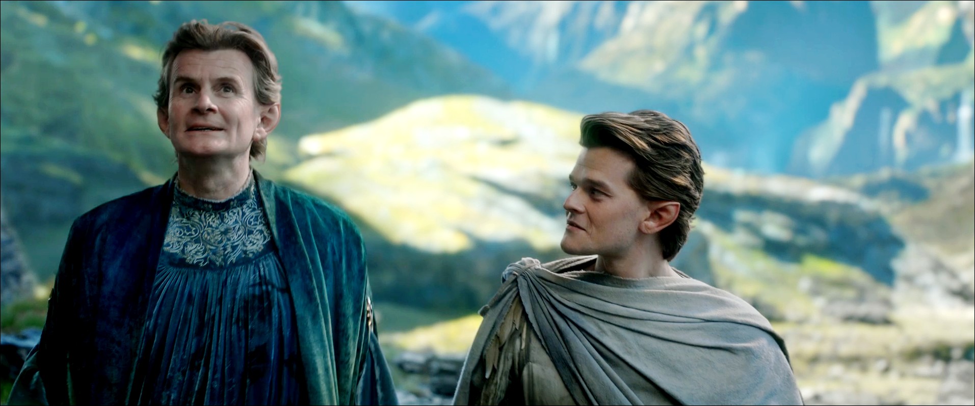 Celebrimbor et Elrond arrivent à Khazad-Dûm, série Le Seigneur des Anneaux : Les Anneaux de Pouvoir